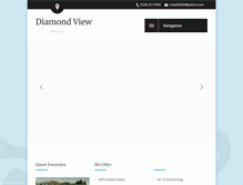 Tablet Screenshot of diamondviewmotel.com